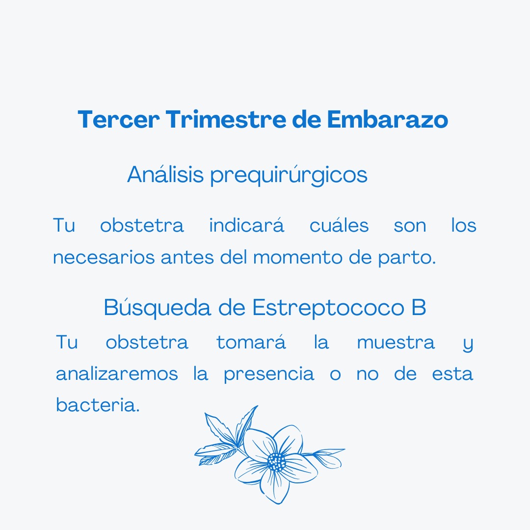 Control tercer trimestre de embarazo